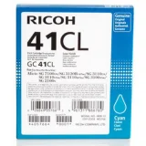 Original OEM Ink Cartridge Ricoh GC-41CL (405766) (Cyan) for Ricoh SG 3110DN