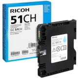 Original OEM Ink Cartridge Ricoh GC-51CH (405863) (Cyan) for Ricoh SG 3210DNw