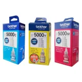 Original OEM Ink Cartridges Brother BT-5000 CMY (BT5000CLVAL) for Brother DCP-T500W