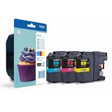 Original OEM Ink Cartridges Brother LC-123 CMY (LC123RBWBP) (3-pack)