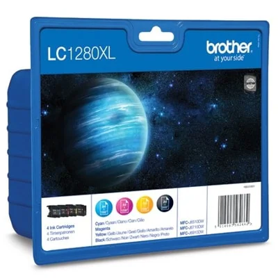 Original OEM Ink Cartridges Brother LC-1280 XL CMYK (LC1280XLVALBP) (multi pack)