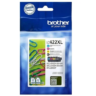 Original OEM Ink Cartridges Brother LC-422 XL CMYK (LC422XLVAL) (multi pack)