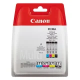 Original OEM Ink Cartridges Canon CLI-571 CMYK (0386C005) for Canon Pixma TS5050