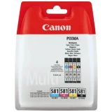 Original OEM Ink Cartridges Canon CLI-581 CMYK (2103C004) for Canon Pixma TS6350