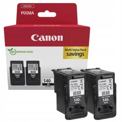 Original OEM Ink Cartridges Canon PG-540L (5224B020) (Black) (2-pack)