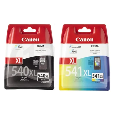 Canon PG-540 & CL-541 Black & Colour Original OEM PIXMA Inkjet