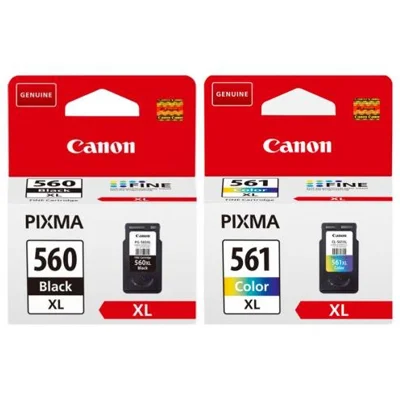 Original OEM Ink Cartridges Canon PG-560XL + CL-561XL (3712C004)