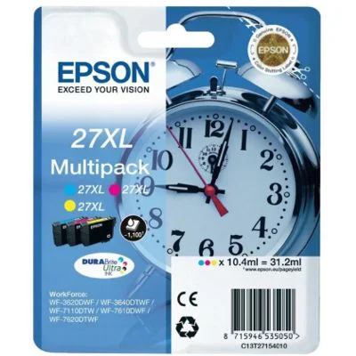 Original OEM Ink Cartridges Epson 27 XL (C13T271540) (3-pack)