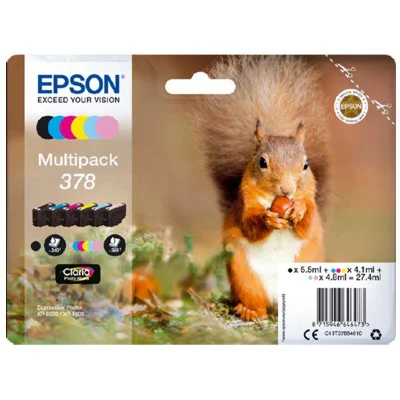 Original OEM Ink Cartridges Epson 378 (C13T37884010) (multi pack)