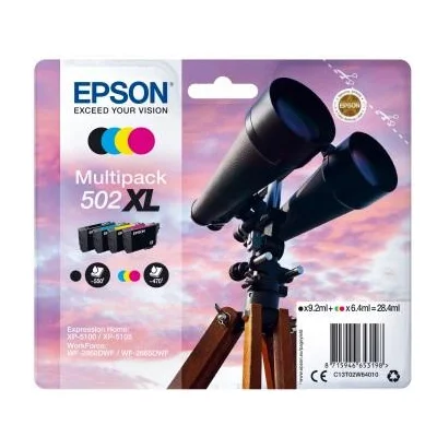 Original OEM Ink Cartridges Epson 502 XL (C13T02W64010)