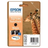 Original OEM Ink Cartridges Epson T0711 (C13T0711H4010) (Black) (2-pack)