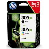 Original OEM Ink Cartridges HP 305 XL (6ZA94AE) (multi pack)