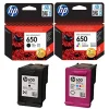 Original OEM Ink Cartridges HP 650 (CZ101AE, CZ102AE) (multi pack)