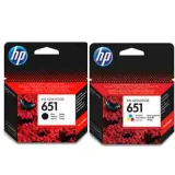 Original OEM Ink Cartridges HP 651 (C2P10AE, C2P11AE) for HP DeskJet Ink Advantage 5645 White All-in-One