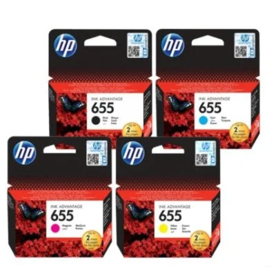 Original OEM Ink Cartridges HP 655 (CZ112A, CZ111A, CZ110A, CZ109A)