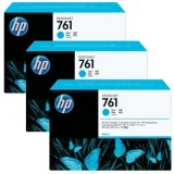 Original OEM Ink Cartridges HP 761 (CR272A) (Cyan) (3-pack)