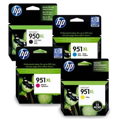 Original OEM Ink Cartridges HP 950 XL 951 XL (C2P43AE)