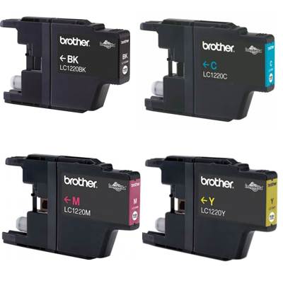 Ink cartridges Brother LC-1220 CMYK - compatible and original