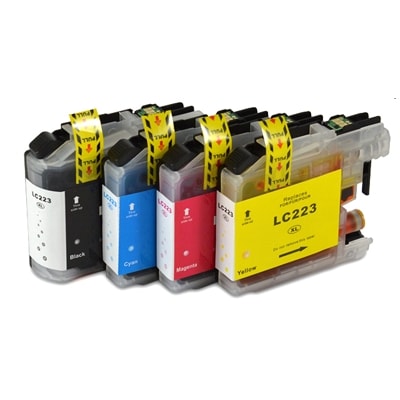 Ink cartridges Brother LC-223 CMYK - compatible and original