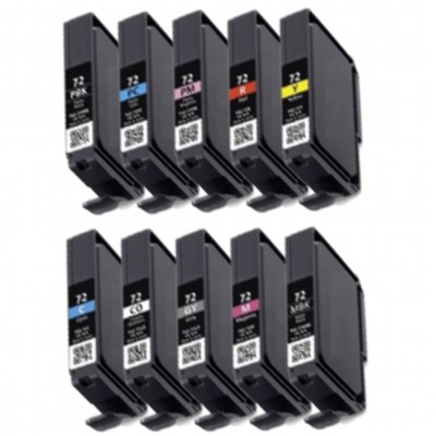 Ink cartridges Canon 72 CMYK - compatible and original