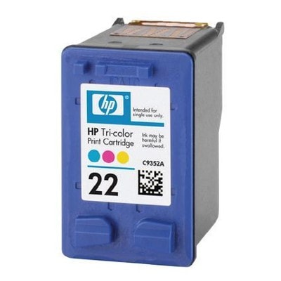 Ink cartridges HP 22 - compatible and original
