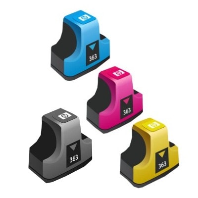 Ink cartridges HP 363 - compatible and original