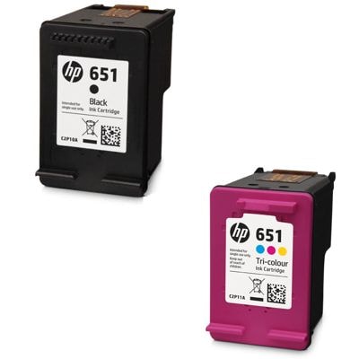 Ink cartridges HP 651 - compatible and original
