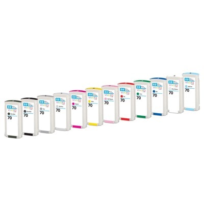 Ink cartridges HP 70 - compatible and original OEM