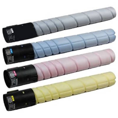 Toner cartridges KM TN-319 CMYK - compatible and original OEM