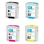 Ink cartridges HP 82 - compatible and original
