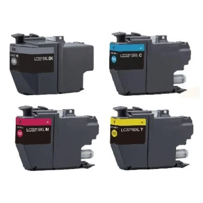 Ink cartridges Brother LC-3217 CMYK - compatible and original OEM