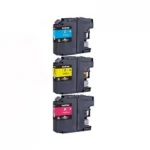 Ink cartridges Brother LC-525 CMY - compatible and original OEM