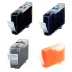 Ink cartridges Canon 3 CMYK - compatible and original OEM