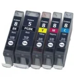 Ink cartridges Canon 8 CMYK - compatible and original OEM