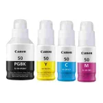 Ink cartridges Canon GI-50 CMYK - compatible and original OEM