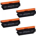 Toner cartridges Canon T10 CMYK - compatible and original OEM