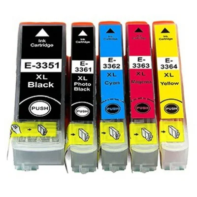 Ink cartridges Epson T3351-T3364 - compatible and original OEM