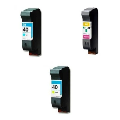 Ink cartridges HP 40 - compatible and original OEM