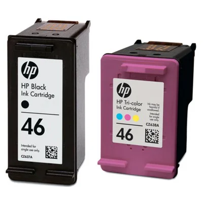 Ink cartridges HP 46 - compatible and original OEM
