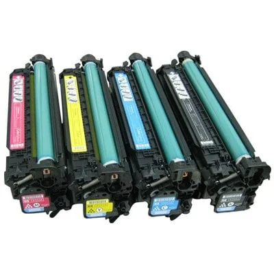 Toner cartridges HP 504A - compatible and original OEM