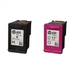 Ink cartridges HP 650 - compatible and original OEM