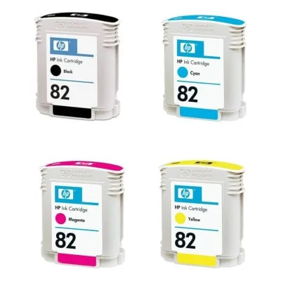 Ink cartridges HP 82 - compatible and original OEM