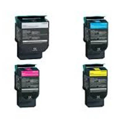 Toner cartridges Lexmark C544x - compatible and original OEM