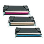 Toner cartridges Lexmark C748x - compatible and original OEM