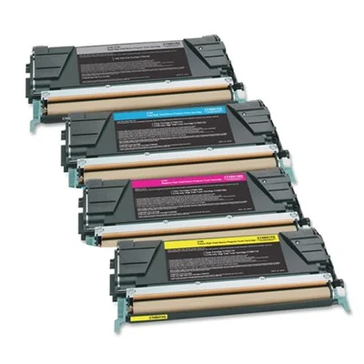 Toner cartridges Lexmark X746H1x - compatible and original OEM