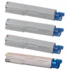 Toner cartridges Oki C3300 - compatible and original OEM