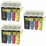 3x Compatible Ink Cartridges 100XL CMYK for Lexmark (14N1912)