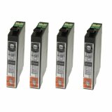 4x Compatible Ink Cartridge T1281 for Epson (C13T12814010) (Black)