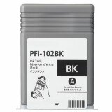 Compatible Ink Cartridge PFI-102BK for Canon (CF0895B001A) (Black)