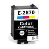 Compatible Ink Cartridge T2670 for Epson (C13T26704010) (Color)